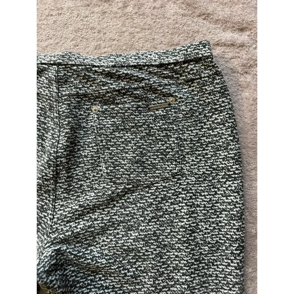 Michael Kors Women's Black White‎ Pull On Pants Size X-Large